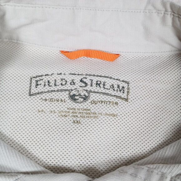 Field & Stream Men’s 2XL Short Sleeve Fishing Shirt – Beige Button Up  Outdoor - Picture 5 of 14